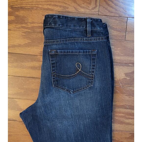 LOFT Original Boot Cut Denim Jeans Womens Size 12 - Picture 6 of 12